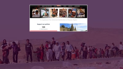 که‌مپەینێكی نێوده‌وڵه‌تى بۆ بەجینۆسایدناساندنی کۆمەڵکوژی ئێزدییەکان دەستیپێکرد