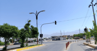 ترافیكلایتى شه‌قامى ده‌روازه‌ى سه‌ره‌كى هه‌ڵه‌بج...