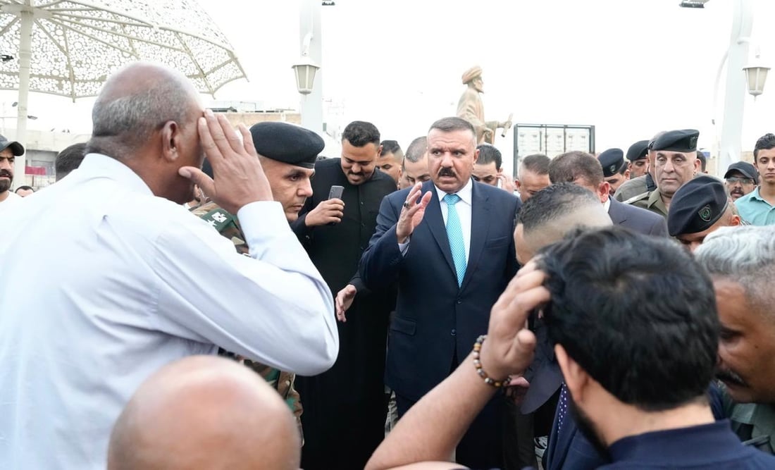 صور: وزير الداخلية يصطحب قائد شرطة ذي قار في جولة حول الحبوبي
