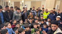 لە مزگەوتێکی هەولێر دوای نوێژی تەراویح خەڵات دەبەخشن