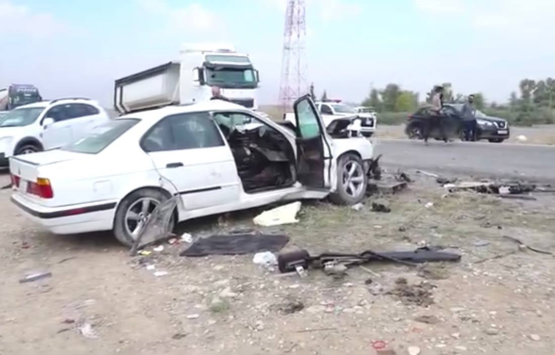3 وفيات و4 مصابين.. شاهد نتيجة السرعة المفرطة على طريق كركوك السليمانية