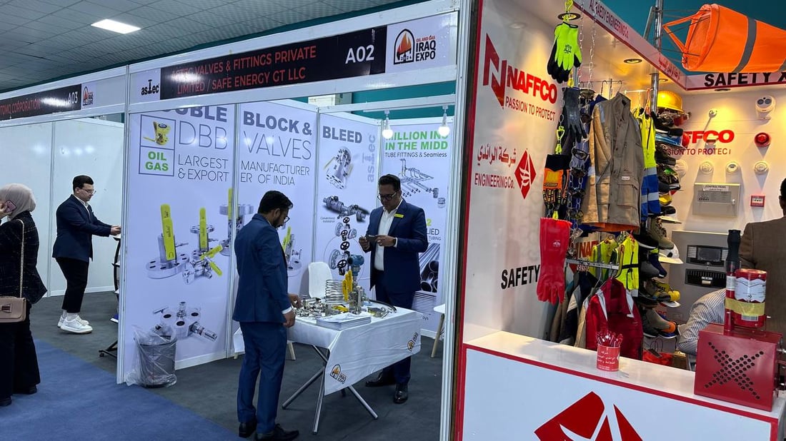 فيديو: أميركا والصين وإيران يستعرضون خبراتهم النفطية في معرض البصرة الدولي