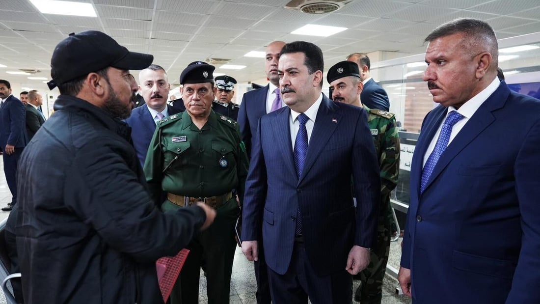 صور: السوداني يتجول في مديرية المرور العامة