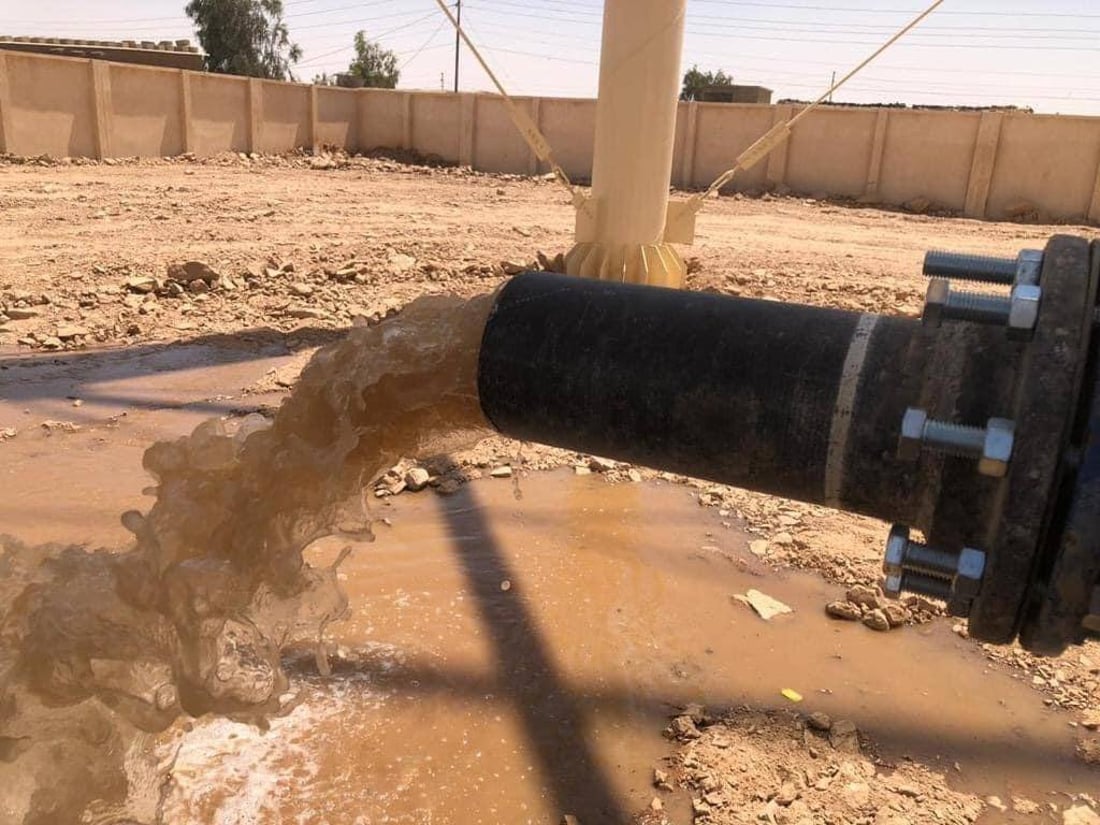 القيارة تنتظر الماء النقي من التانكي الجديد بالفلتر الإيطالي.. لكن متى يعمل؟!