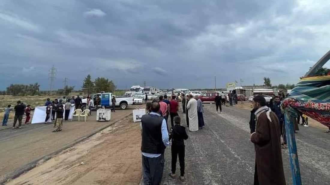 ديالى: إغلاق طرق في قرى الخالص لتأخر الكشف عن الجناة في هجوم تموز (صور)