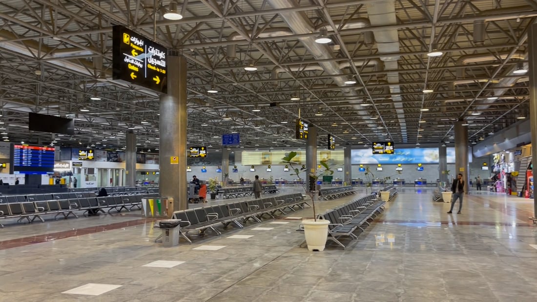 مطار النجف يدعو المسافرين للوصول قبل 4 ساعات لتجنب التأخير المروري