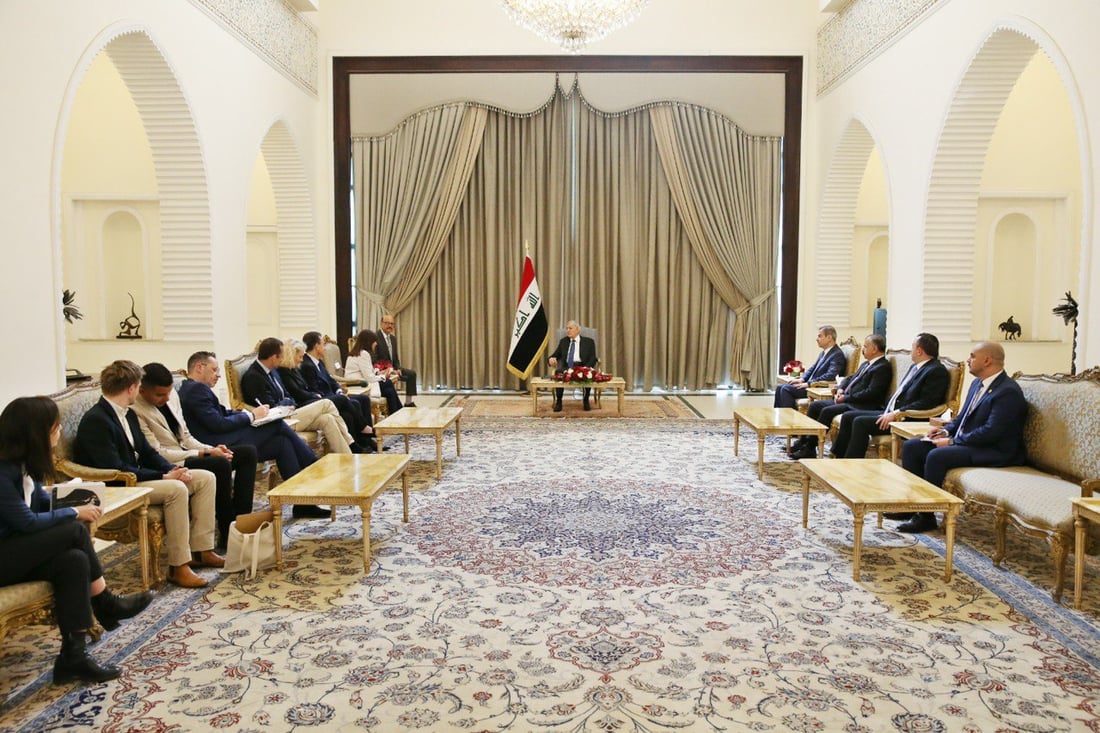 عمدة باريس في ضيافة رئيس الجمهورية بقصر السلام (صور)