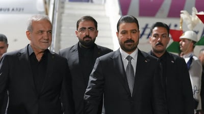 الزيدي لرئيس إيران: المرحلة المقبلة تتطلب دقة وحرص في التعامل على جميع المستويات