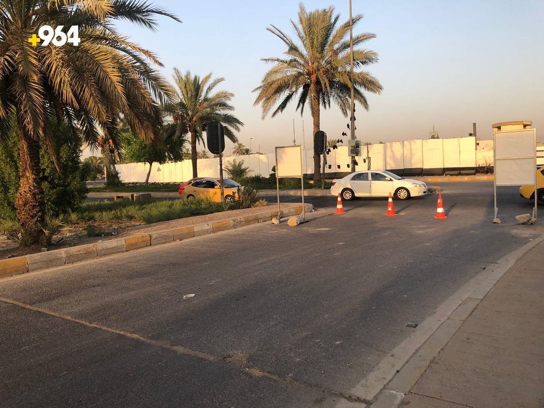 صور من بغداد: الأهالي انتظروا في الموعد لكن جسر “السفارات” ما زال مغلقاً!
