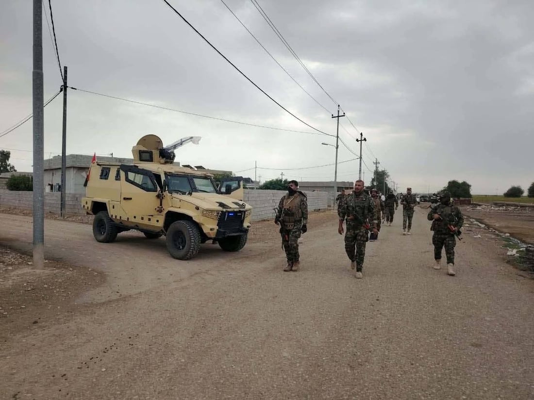 الحشد يداهم منازل قرية العبادة في كركوك بحثاً عن أسلحة (صور)