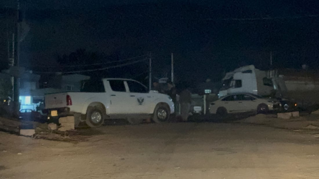 لەسەر رێگای هەولێر – گوێر چەند تەنێکی نامۆ کەوتنەخوارەوە