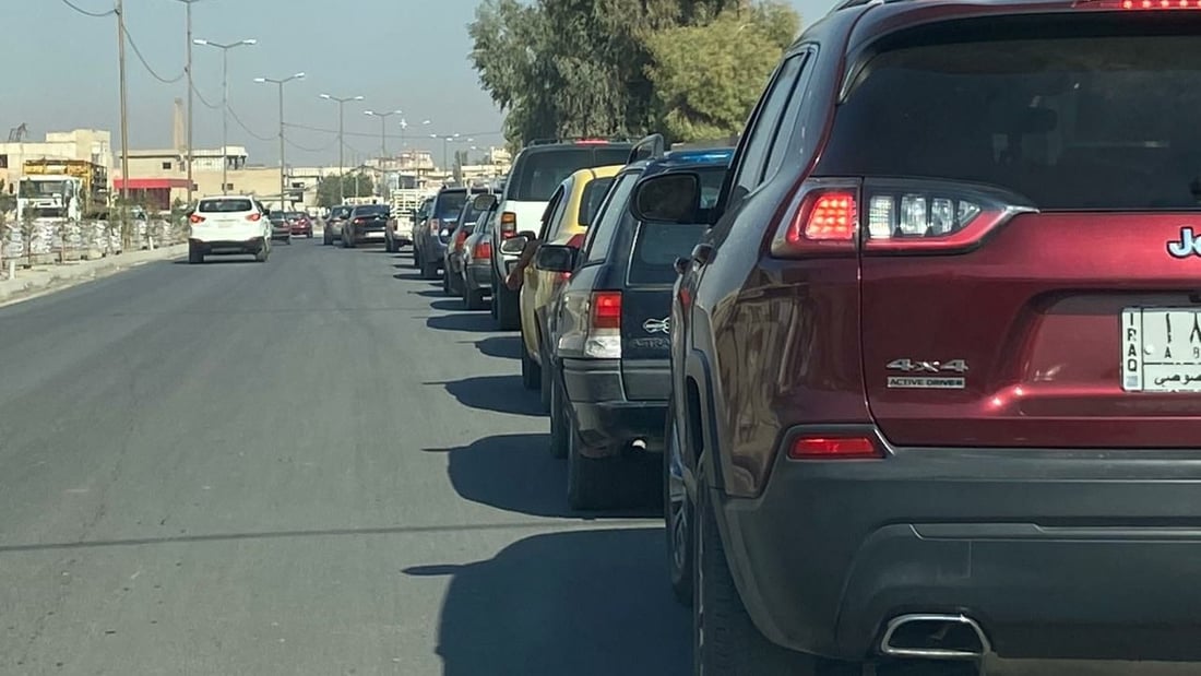 برقيات حكومية متأخرة تخلق أزمة وقود جديدة في الموصل (صور)