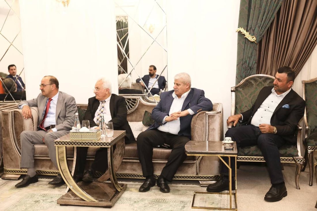 صور: جلسة صلح بين هيبت الحلبوسي وشاخوان عبدالله برعاية المشهداني
