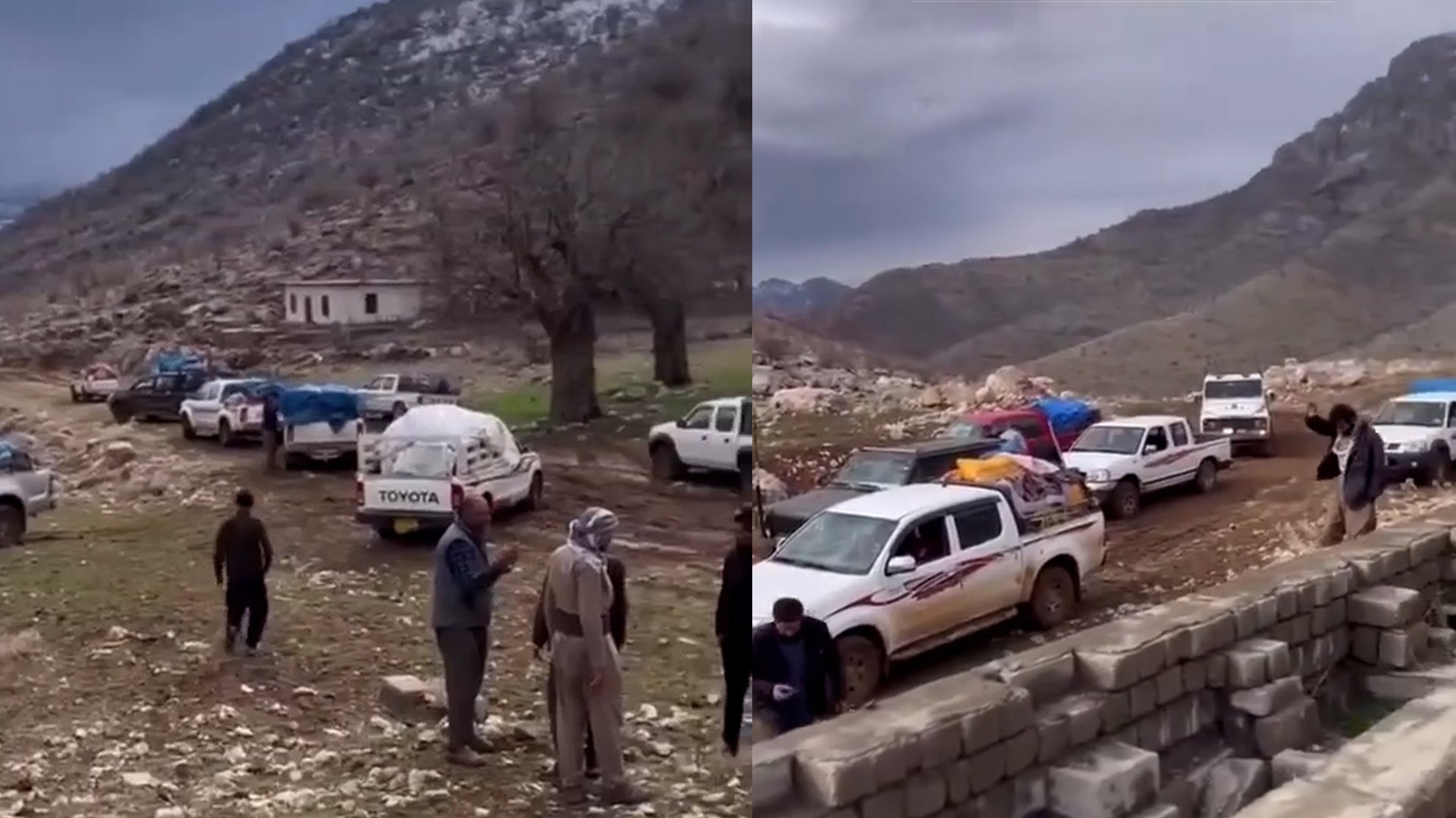 بەهۆى بۆردوومانەکانى تورکیاوە سێ گوند چۆڵکران