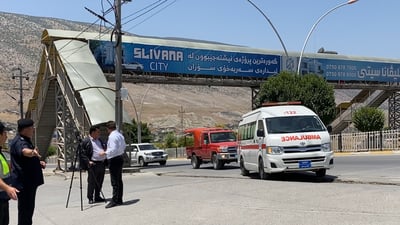 تەرمی ئەو هاوڵاتییەی لە پرژێ هەڵدێرا هێنرایە خوارەوە