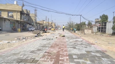 “شارع الضغط” في أبو دشير يصبح أجمل والسكان “مطالبون بالحفاظ عليه”