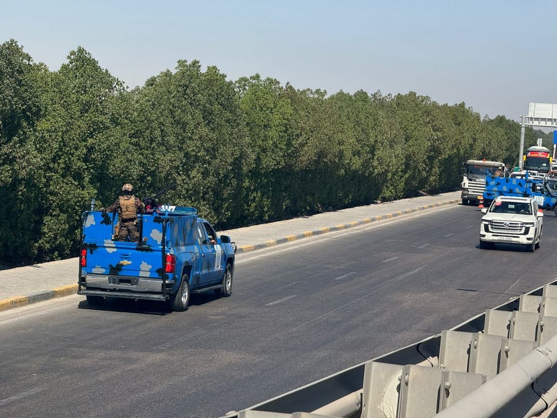 صور من البصرة: زحامات في الشوارع واكتظاظ بالنادي النفطي لاستقبال الرئيس الإيراني