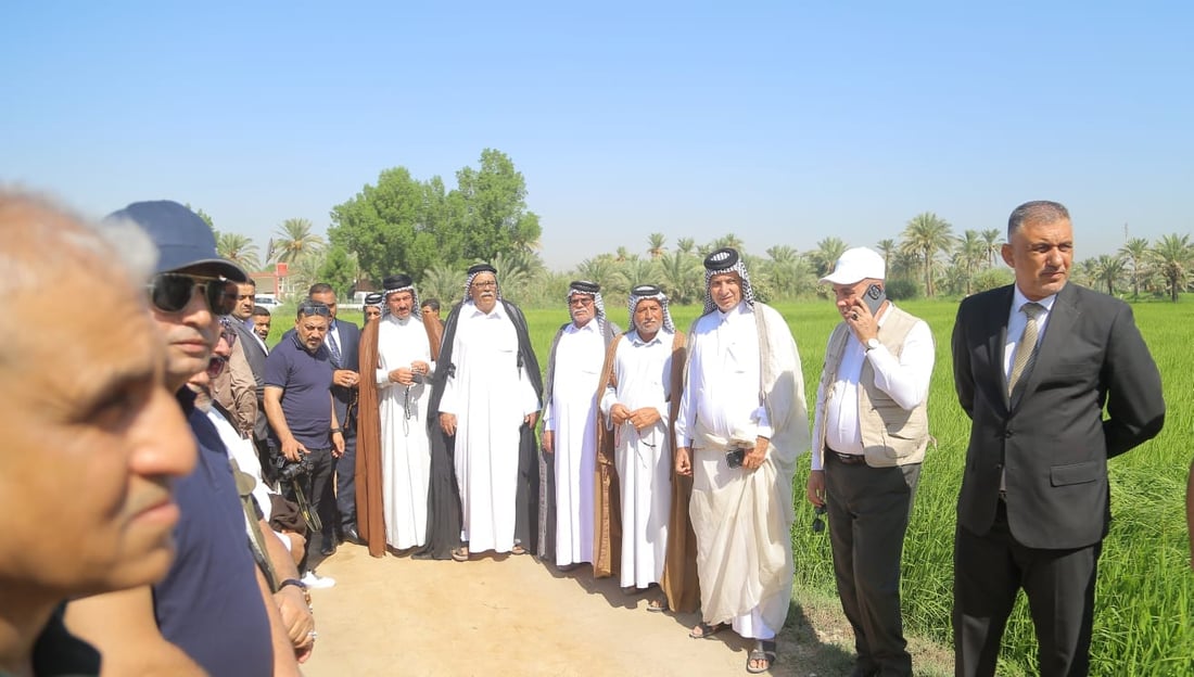 “درون” لرش السماد فوق حقول العنبر.. “فاو” تساعد فلاحي النجف على تقليل الكلفة