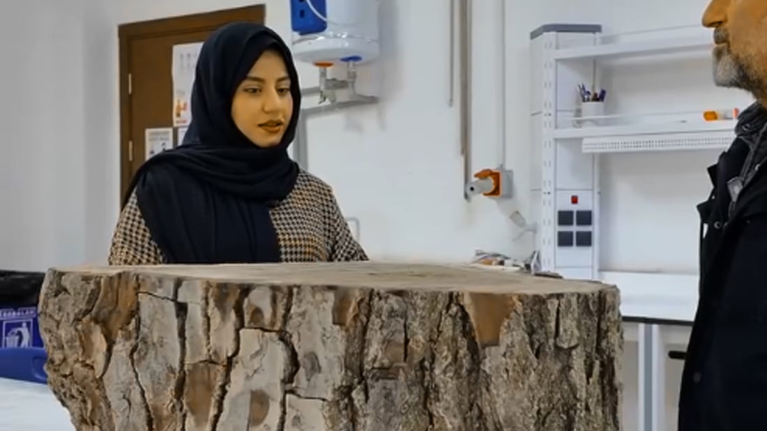 خوێندکارێکی زانکۆی سۆران لەرێگەی دارە بەتەمەنەکانەوە گۆڕانی کەشوهەوا دیاریدەکات