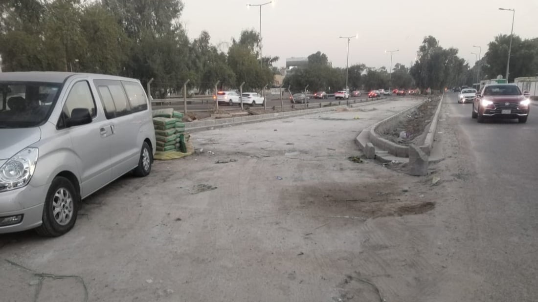 عبور المنطقة الخضراء أسهل وأسرع.. مداخل ومخارج جديدة على سريع القادسية (صور)