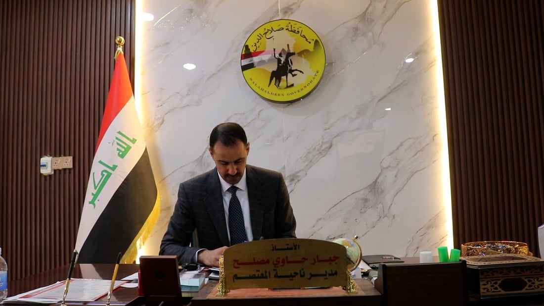 مقابلة مع مدير ناحية المعتصم عن أوضاع المدينة والمشاريع المقبلة