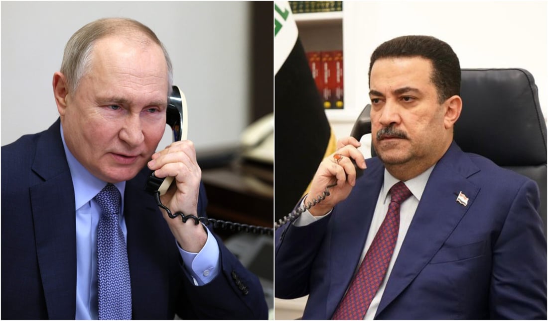 Iraq PM and Russian president discuss energy cooperation