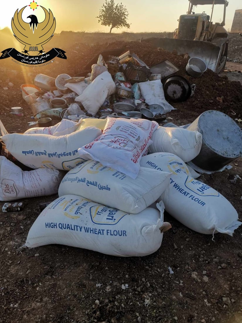 دوو تۆن و 500 کیلۆ خواردن و کەسەرەستەى نەشیاو تەلەفکرا