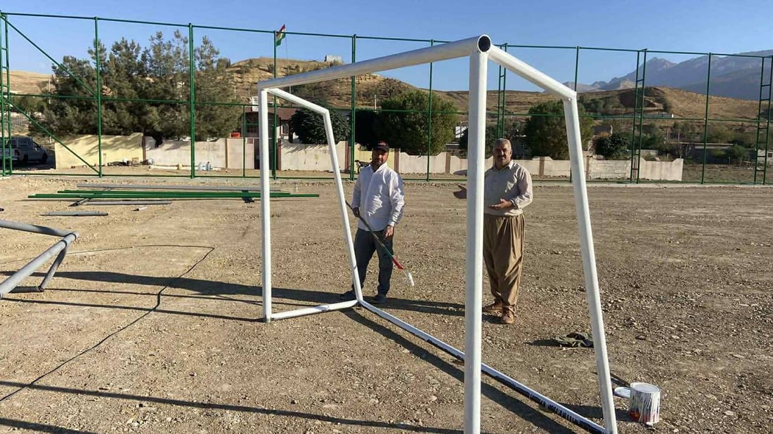 بە هەرەوزى؛ نورەدینییەکان لەسەر ئەرکى خۆیان یاریگایەک دروست دەکەن