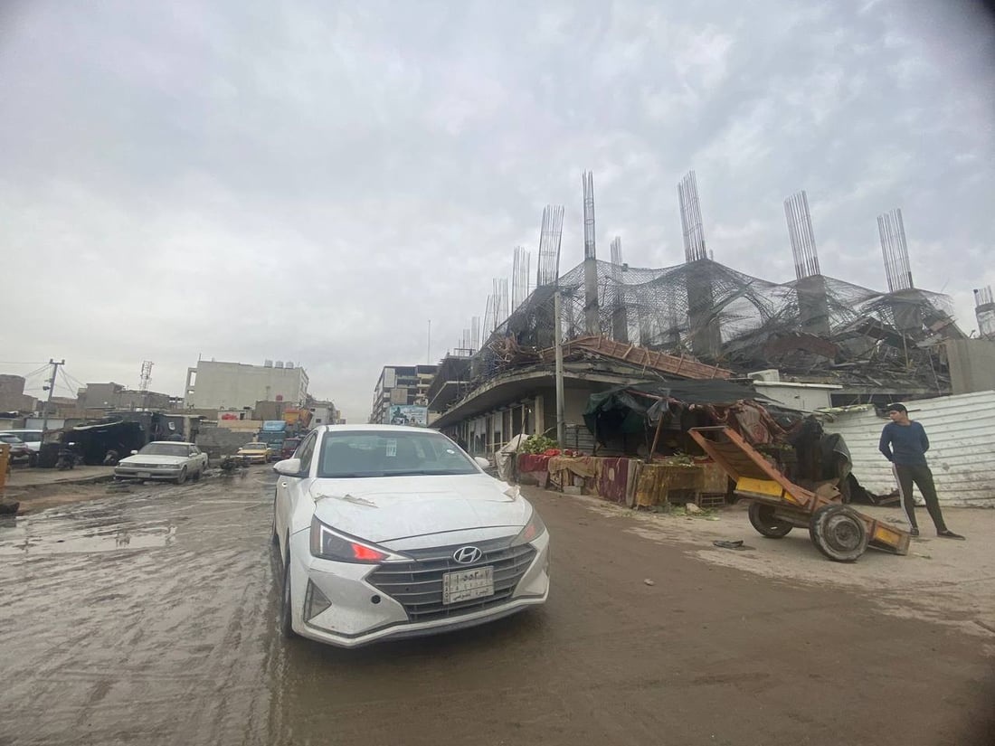 البصرة: انهيار مبنى قيد الإنشاء في العشار.. فيديو وحصيلة أولية