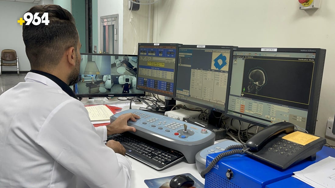 النجف تصلح جهاز السرطان لكنها لا تعلم متى يتعطل مرة أخرى (صور)