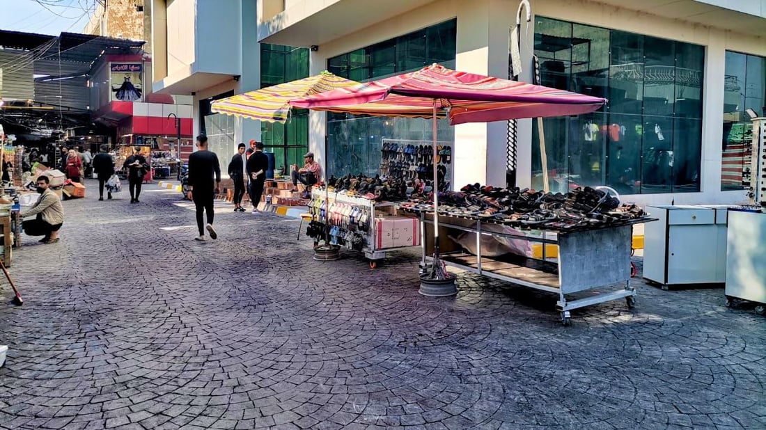 بعقوبة: “مول” حديث يعبّد شارع “المصور إبراهيم” بالحجر المقرنص