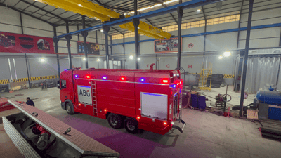 کۆمپانیایەک لە هەولێر ئۆتۆمبێلی ئاگر کوژێنەوە دروست دەکات