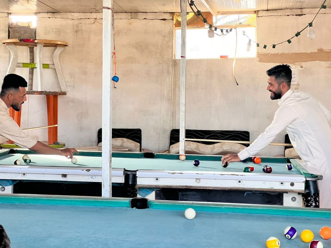 استراحة المزارعين في الخالص.. بليارد وشيشة حتى منتصف الليل في قاعة زيدون (صور)