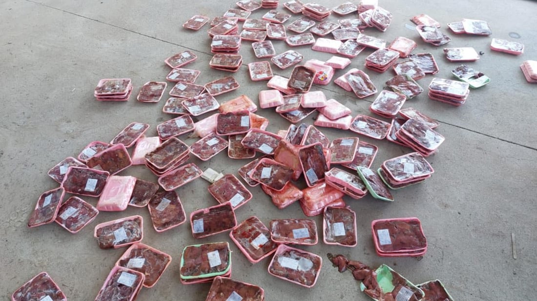 دەست بەسەر 167 پارچە جگەری قاچاخ و 30 سەتڵ ماستی ساختەدا گیرا