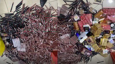 دەستبەسەر هەزار و 710 کەرەستەی جوانکاریی ژناندا گیرا