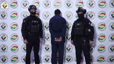 أسايش أربيل تعتقل متهماً قتل سيدة وابنها في بغداد وسرق 200 ألف دولار