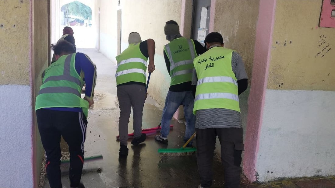 هدية عمال البلدية لطلبة الفاو.. تنظيف كل المدارس قبل انطلاق العام الجديد (صور)