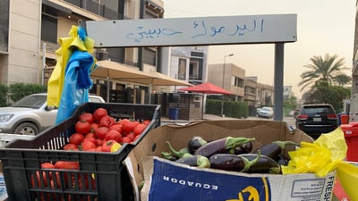 تأثراً بطيب أهلها.. اطلاق اسم “اليرموك حبيبتي” على أصغر محل لبيع الخضار  