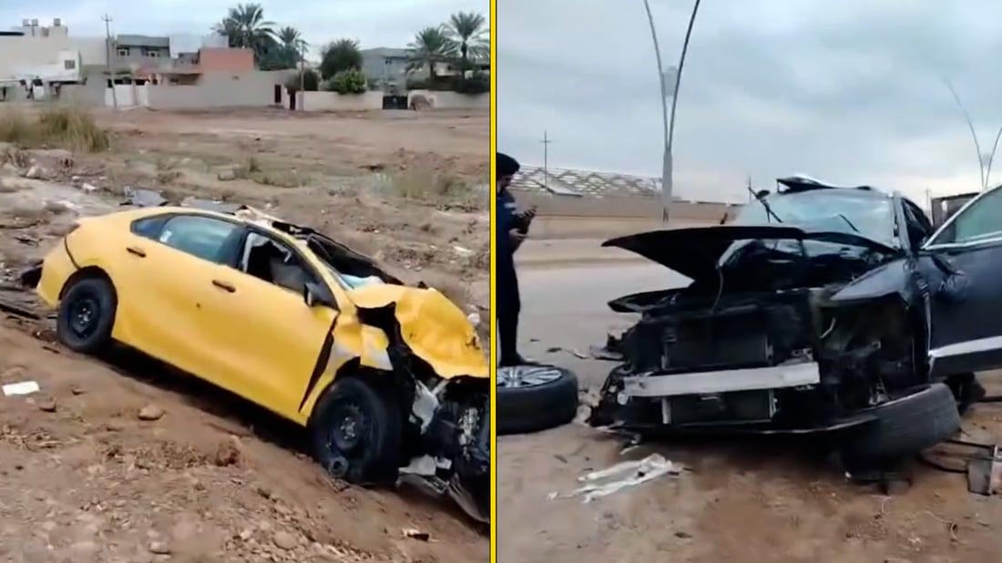 مصرع زوار متجهين للكاظمية إثر حادث سير على طريق كركوك - بغداد