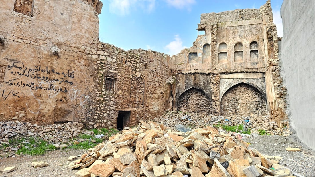 بناغەی کۆیە بەرەو چۆڵەوانی دەچێت و زۆربەی خانووەکانی رووخاون