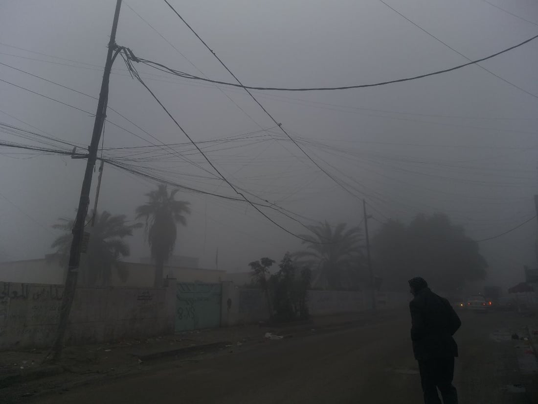 بغداد تصحو على ضباب كثيف.. كاميرا 964 ترصد حال الشوارع صباح السبت