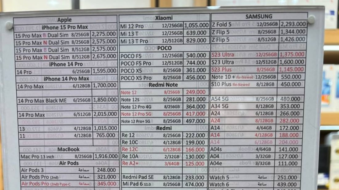 أيفون 15 الأكثر مبيعاً في بغداد.. تاجر من المنصور يشرح المواصفات والأسعار (صور)