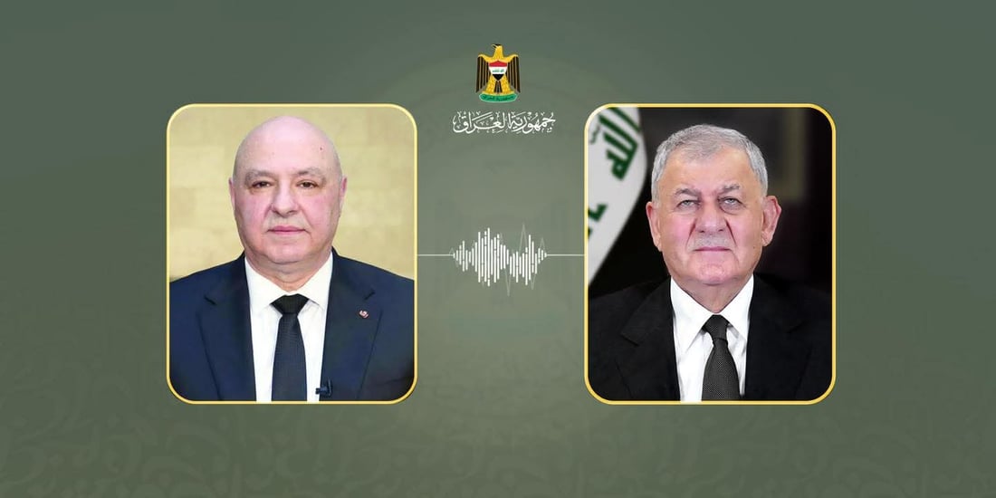 Iraqi president calls Lebanese counterpart to condemn Israeli strikes