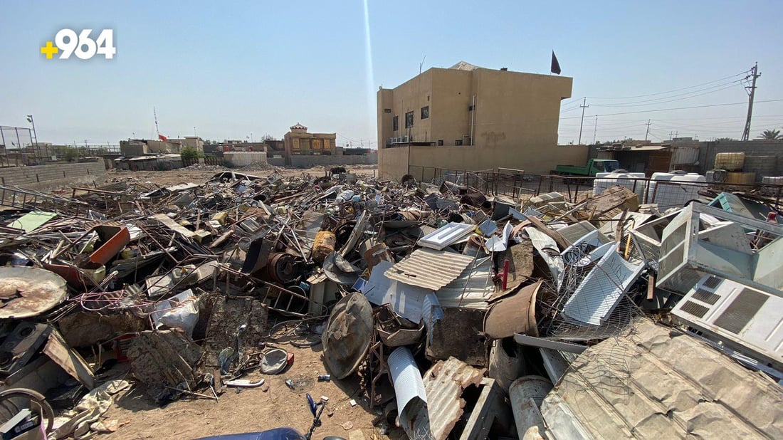 صور من علوة المعادن في أبو الخصيب: تشتري من “الجوالين” وتبيع لمعمل البصرة