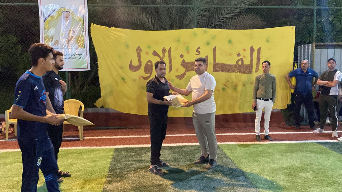 عيد غير سعيد لفريق “دعبلة” بنهائي كأس الشيخ “زعيان” للخماسي في هيت