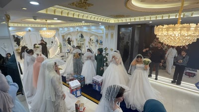 تەنیا لە دوو ئارایشگای هەولێر نزیکەی 100 بووک ئامادەبوون