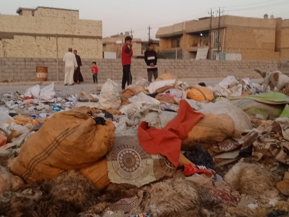 صور: استغاثة من محيط “المقبرة المقرفة” في بغداد الجديدة