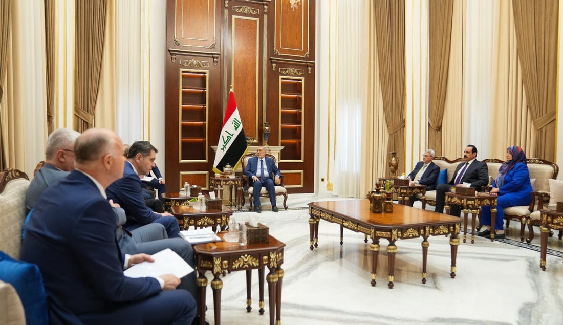 Iraqi speaker of parliament meets Russian delegation to discuss bilateral ties