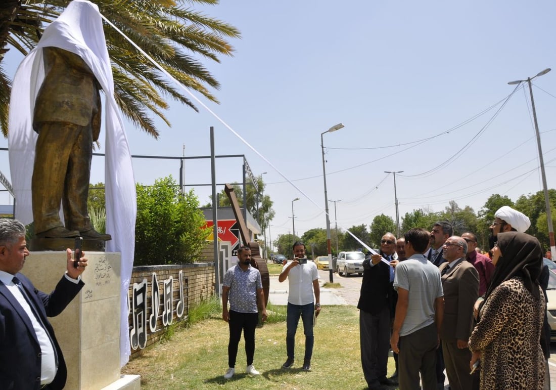 “خليل خميس” يعود بثلاثة تماثيل لجواد سليم والغزالي وفائق حسن