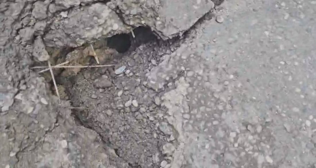 بەشێک لە رێگای سەیرانگای سەرتەک رۆچووە